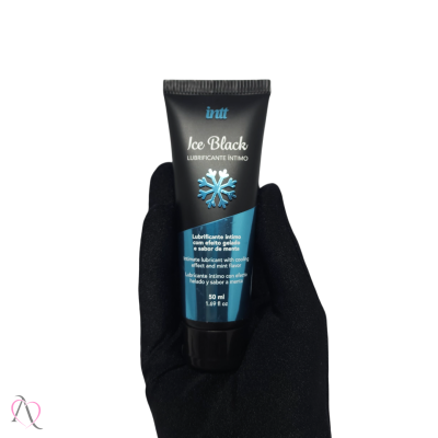 Lubrificante Beijável Ice Black Efeito Gelado Intt 50ml Lubrificante Beijável Ice Black Efeito Gelado Intt 50ml