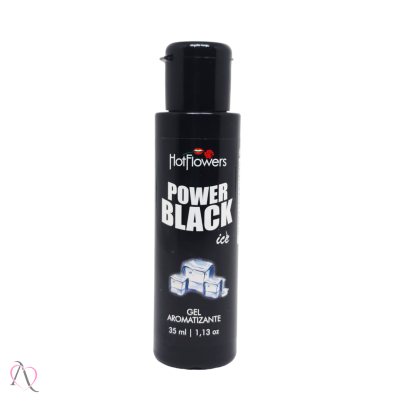 Gel Beijável para Sexo Oral Power Black Ice HotFlowers 35ml Gel Beijável para Sexo Oral Power Black Ice HotFlowers 35ml