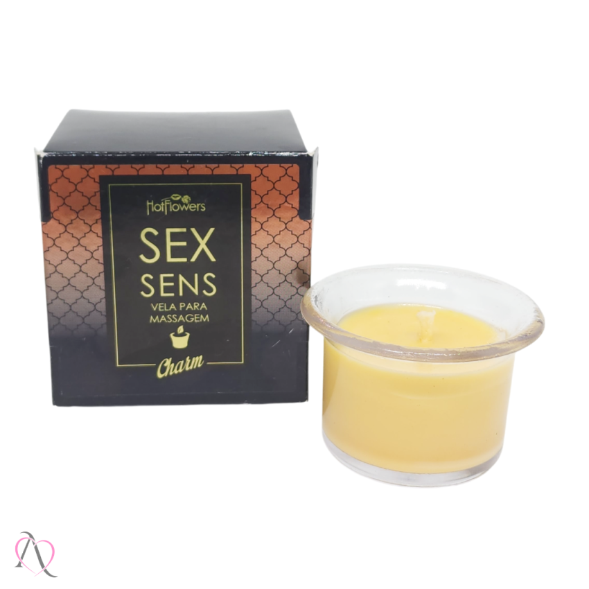 Vela Para Massagem Sensual Sex Sens Aromas Afrodisíacos! HotFlowers 20g