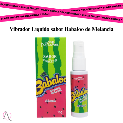 Gel Beijável Vibrador Líquido Babaloo Ice Melancia HotFlowers 15g