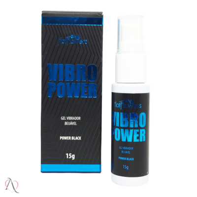 Vibrador Líquido Vibro Power Black HotFlowers 15g Vibrador Líquido Vibro Power Black HotFlowers 15g