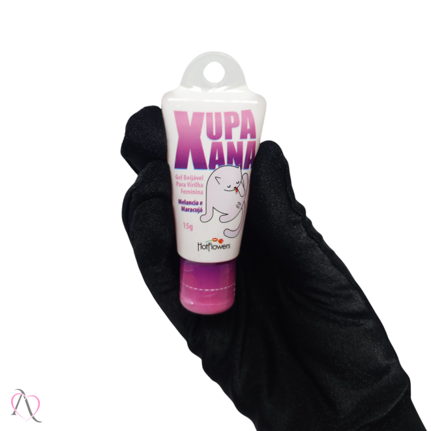 Gel Beijável Para Sexo Oral Xupa Xana Sabor Melancia c/ Maracujá