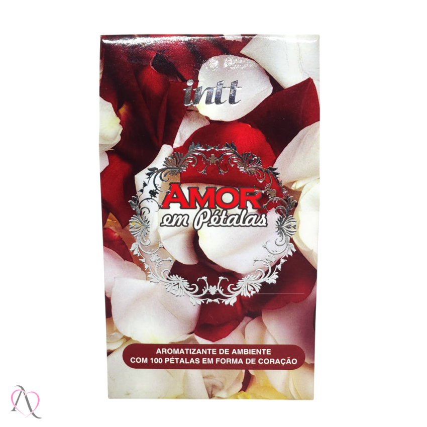 Kit de Pétalas Amor Em Pétalas com Fragrância Afrodisíaca Intt c/ 100 Pétalas