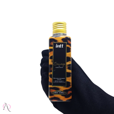 Óleo Para Massagem Sensual Sauvage Intt 130ml Óleo Para Massagem Sensual Sauvage Intt 130ml