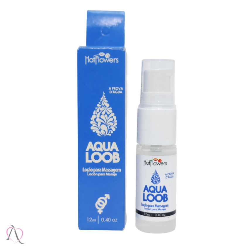 Lubrificante Aqua Loob A Prova D'agua HotFlowers 12ml