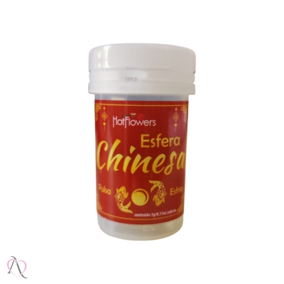 Bolinha Lubrificante Hot Ball Pulsa e Esfria Esfera Chinesa HotFlowers c/ 2 Bolinhas Bolinha Lubrificante Hot Ball Pulsa e Esfria Esfera Chinesa HotFlowers c/ 2 Bolinhas