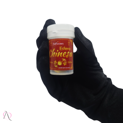 Bolinha Lubrificante Hot Ball Pulsa e Esfria Esfera Chinesa HotFlowers c/ 2 Bolinhas Bolinha Lubrificante Hot Ball Pulsa e Esfria Esfera Chinesa HotFlowers c/ 2 Bolinhas