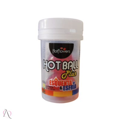 Bolinha Lubrificante Hot Ball Esquenta Esfria HotFlowers c/ 2 Bolinhas Bolinha Lubrificante Hot Ball Esquenta Esfria HotFlowers c/ 2 Bolinhas