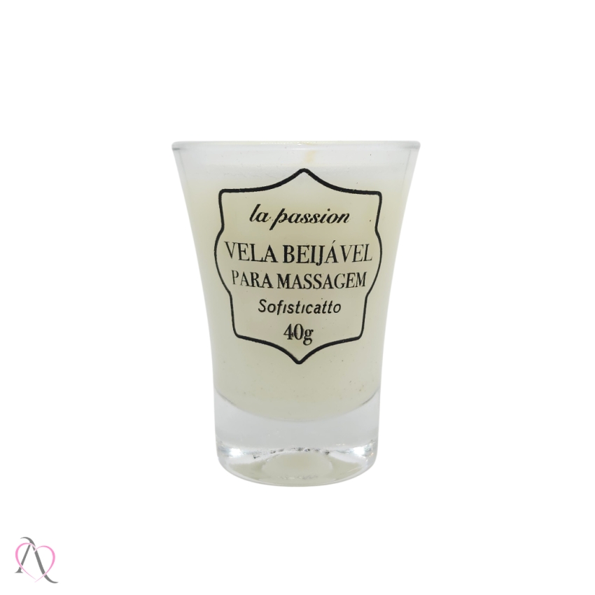 Vela Para Massagem Sensual Beijável Sofisticatto 40g