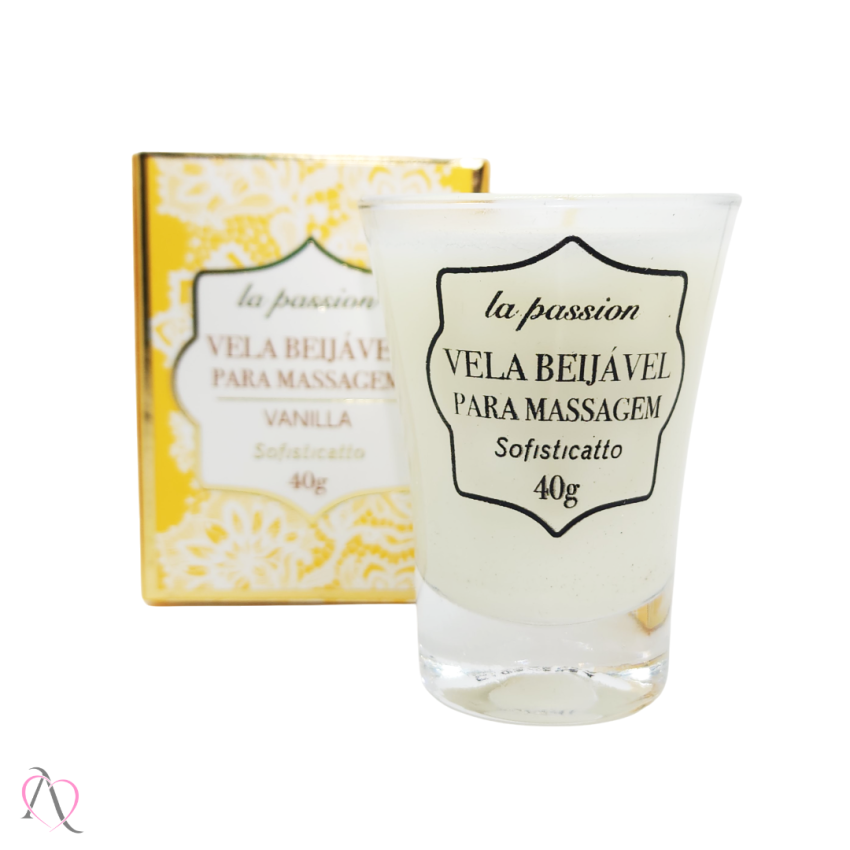 Vela Para Massagem Sensual Beijável Sofisticatto 40g