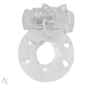 Anel Peniano Com Vibro Transparente