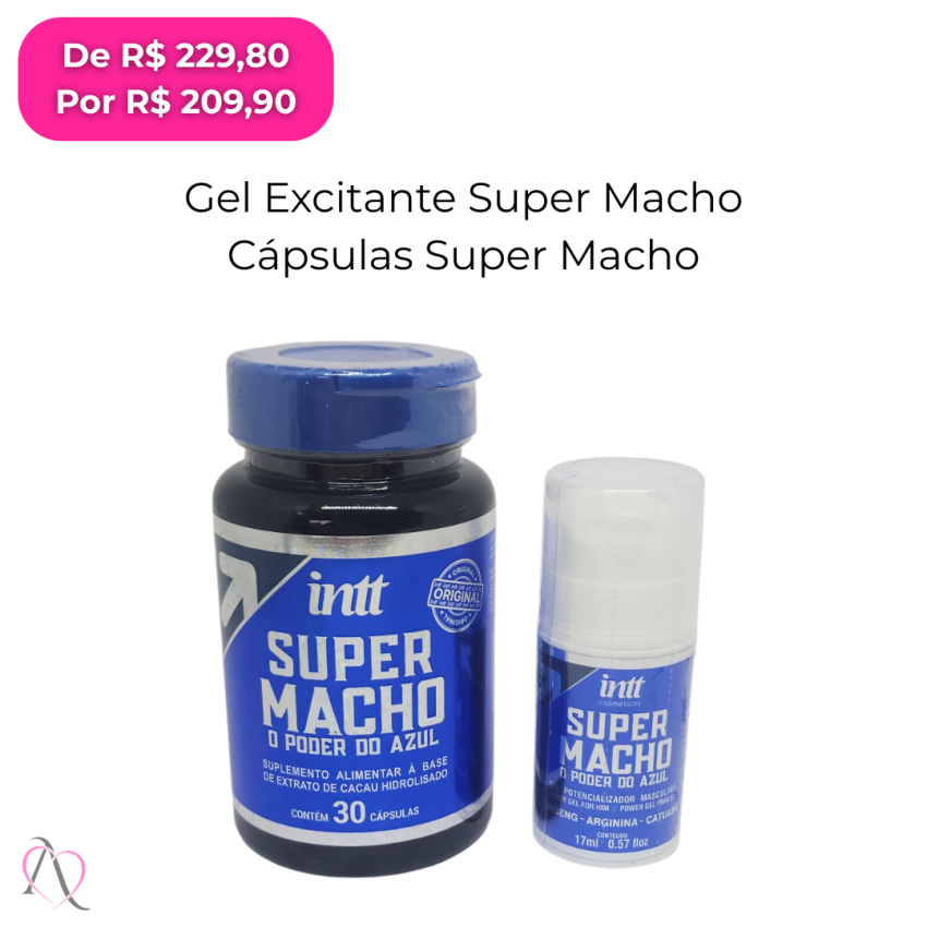 Kit Masculino Potência e Desejo Ideal para quem busca melhorar o desempenho sexual.