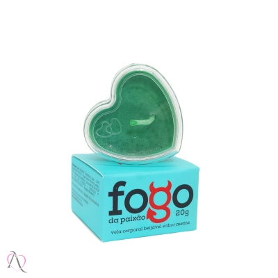 Kit Cuidados - 1 Desodorante Íntimo de Morango e 1 Vela Beijável Sabor Menta Kit Cuidados - 1 Desodorante Íntimo de Morango e 1 Vela Beijável Sabor Menta