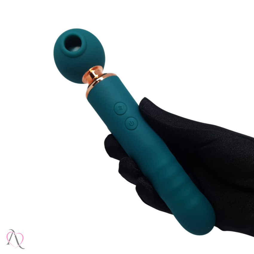 Vibrador Varinha Magica - 3 Em 1 Com Vai E Vem
