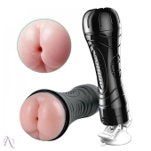 Masturbador Masculino em Formato De Bunda na Ponta Com Vibração