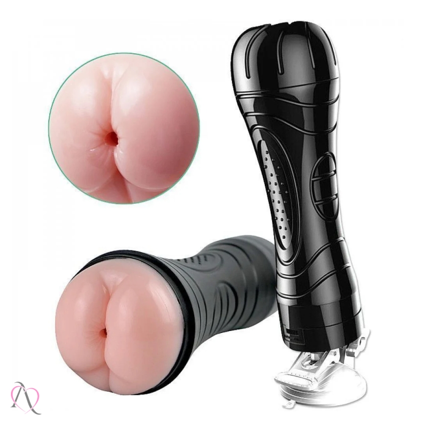 Masturbador Masculino em Formato De Bunda na Ponta Com Vibração