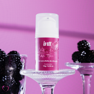 Vibration Vibrador Líquido Beijável Sabor Amora Power Intt 16g Vibration Vibrador Líquido Beijável Sabor Amora Power Intt 16g