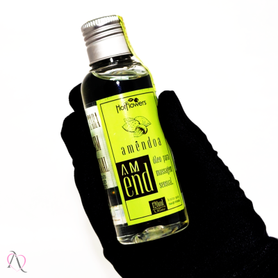 Óleo Para Massagem Sensual de Amêndoa HotFlowers 120ml Óleo Para Massagem Sensual de Amêndoa HotFlowers 120ml