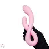 Vibrador Penetrável Medusa Flexível 2 em 1 Com Dupla Estimulação 10 modos vibração Intt