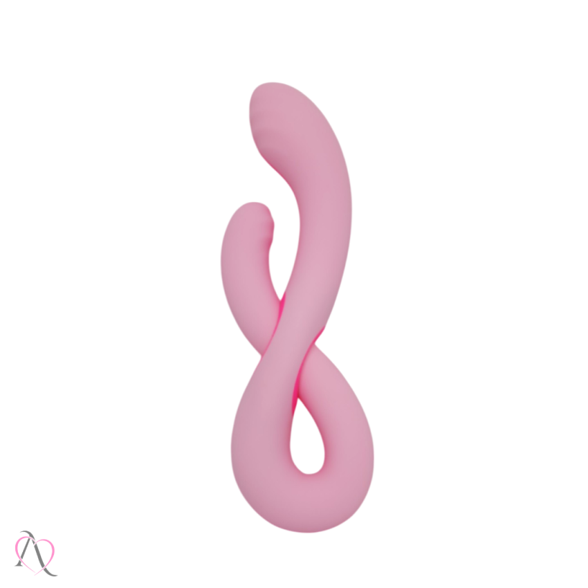 Vibrador Penetrável Medusa Flexível 2 em 1 Com Dupla Estimulação 10 modos vibração Intt