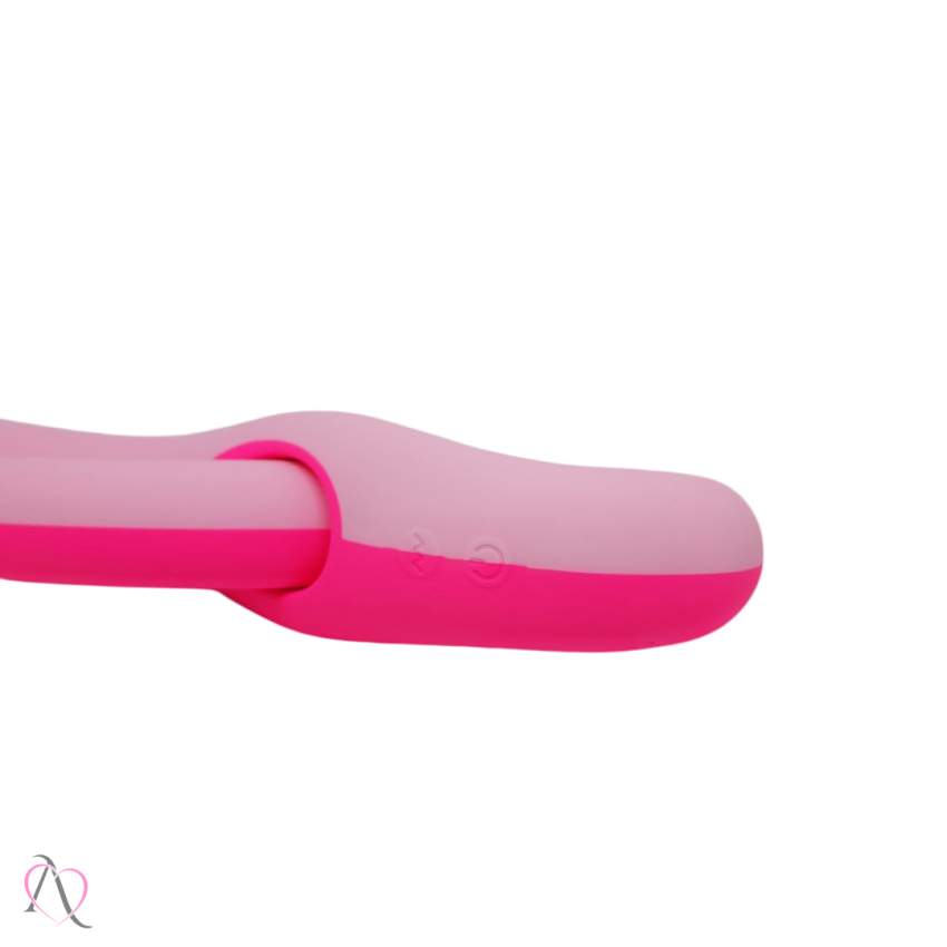 Vibrador Penetrável Medusa Flexível 2 em 1 Com Dupla Estimulação 10 modos vibração Intt