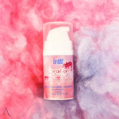 Vibration Vibrador Líquido Beijável Sabor Algodão Doce Power Intt 17ml Vibration Vibrador Líquido Beijável Sabor Algodão Doce Power Intt 17ml