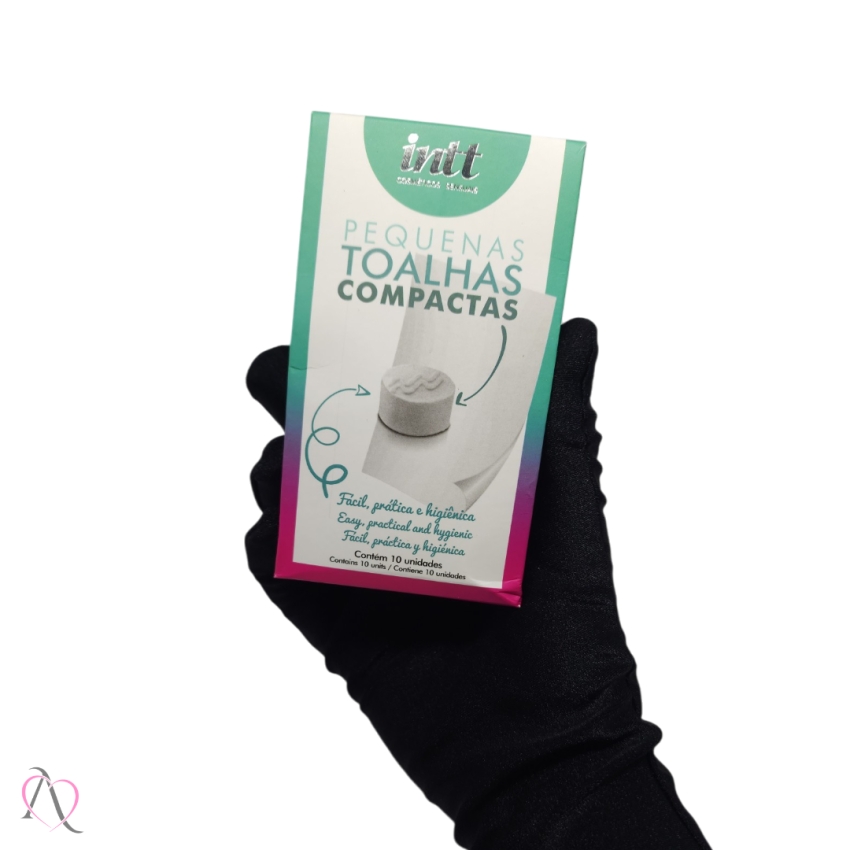 TOALHAS COMPACTAS HIGIÊNICAS E DESCARTÁVEIS