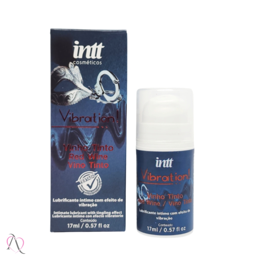 Vibration Vibrador Líquido Tons Beijável Sabor Vinho Tinto Intt 17ml