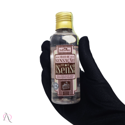 Óleo Para Massagem Sensual Fragrância Chocolate com Morango Sensação HotFlowers 120 ml Óleo Para Massagem Sensual Fragrância Chocolate com Morango Sensação HotFlowers 120 ml