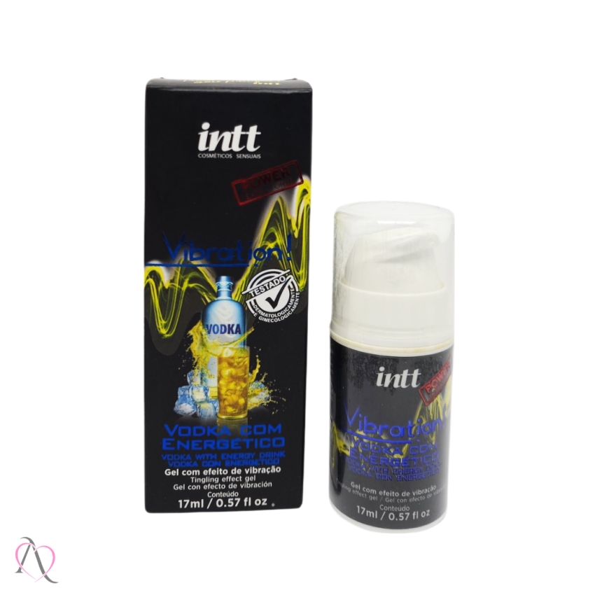 Vibration Vibrador Líquido Beijável Sabor Vodka Com Energetico Intt 17ml