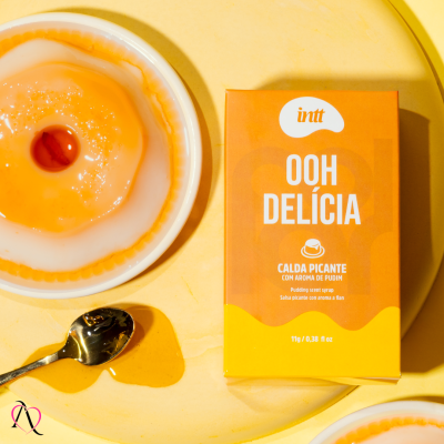 Gel Beijável para Sexo Oral Ooh Delicia Calda Picante Sabor Pudim Intt 11g Gel Beijável para Sexo Oral Ooh Delicia Calda Picante Sabor Pudim Intt 11g