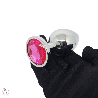 Plug Anal Grande Cor Pink Tamanho G Plug Anal Grande Cor Pink Tamanho G