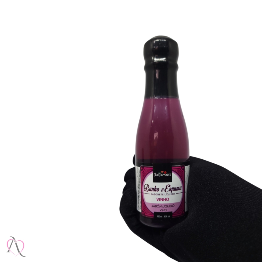 Sabonete Líquido Banho e Espuma Aroma de Vinho HotFlowers 150ml