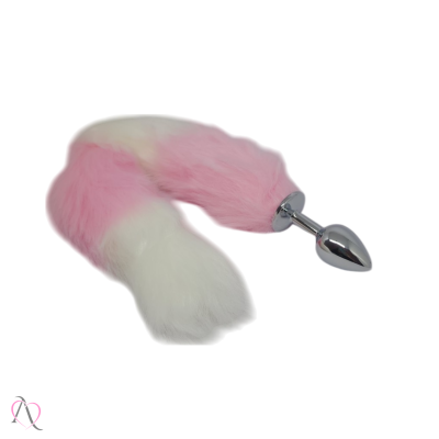 Kit Plug Anal Com Rabo De Raposa e Tiara De Orelhas Tamanho P Kit Plug Anal Com Rabo De Raposa e Tiara De Orelhas Tamanho P