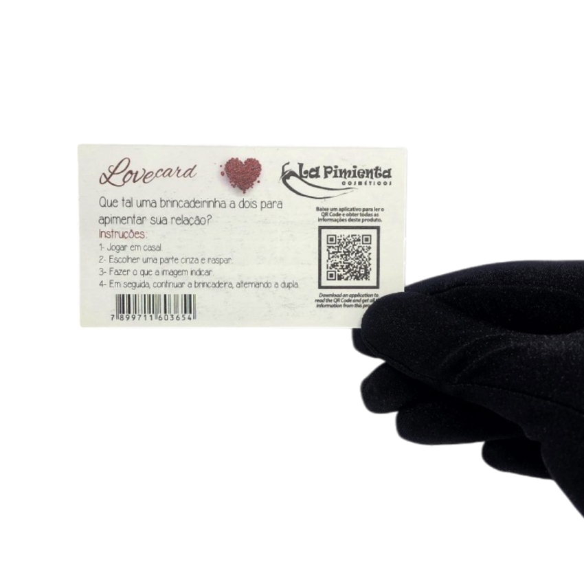 RASPADINHA LOVE CARD - LA PIMIENTA