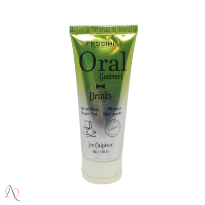 Gel Beijável para Sexo Oral Ice Caipisex Oral Gourmet Pessini 45g Gel Beijável para Sexo Oral Ice Caipisex Oral Gourmet Pessini 45g