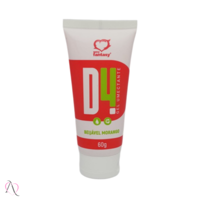 Lubrificante Beijável D4 Sabor Morango Sexy Fantasy 60g Lubrificante Beijável D4 Sabor Morango Sexy Fantasy 60g