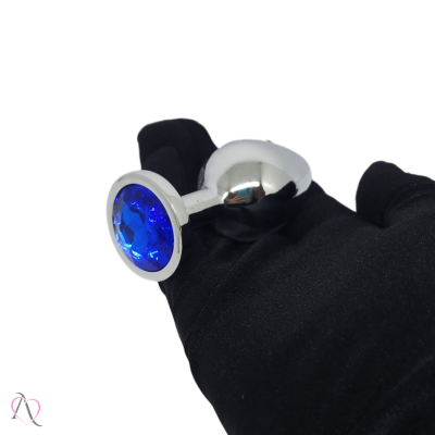 Plug Anal Médio Cor Azul Plug Anal Médio Cor Azul
