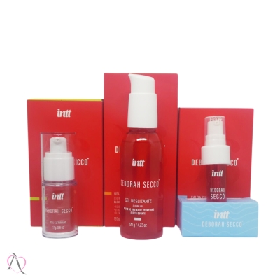 Kit Sensações Deborah Secco Intt 3 Produtos Gel Clitoriano, Lubrificante Íntimo e Calda Beijável Kit Sensações Deborah Secco Intt 3 Produtos Gel Clitoriano, Lubrificante Íntimo e Calda Beijável