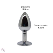 Plug anal Tamanho Médio cor Rosa