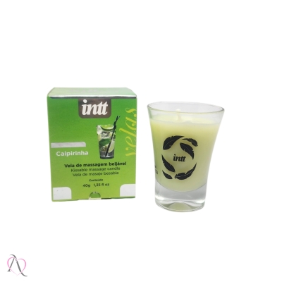 Vela Para Massagem Sensual Beijável Caipirinha Intt 40g Vela Para Massagem Sensual Beijável Caipirinha Intt 40g