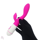 Vibrador Penetrável Para Ponto G com Estímulo no Clitóris 30 Modos de Vibração