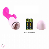 Vibrador Penetrável para Ponto G e Clitóris Utiliza 2 Pilhas AAA 30 Modos de Vibração BRIGHTY