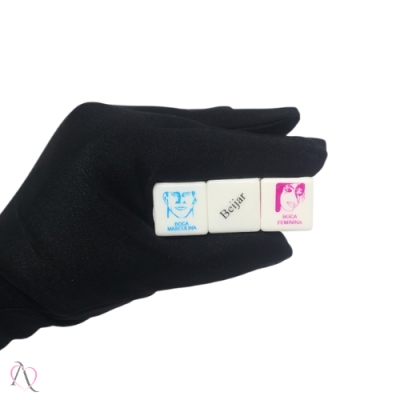 Jogo Erótico Para Casal Dados Toque do Cupido Sexy Fantasy Com 3 Dados Jogo Erótico Para Casal Dados Toque do Cupido Sexy Fantasy Com 3 Dados