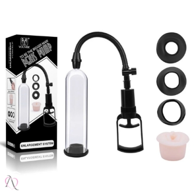 Bomba Peniana Manual com Anel em Formato de Vagina Bomba Peniana Manual com Anel em Formato de Vagina