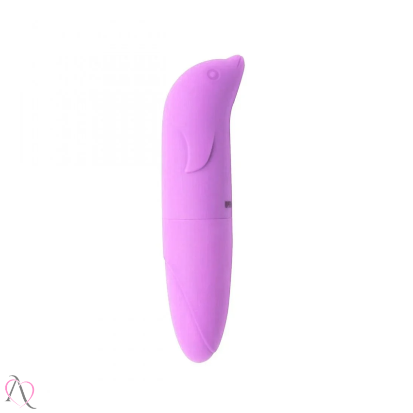 Vibrador Golfinho Para Ponto G Aveludado 1 Modo de Vibração - Cor Aleatória