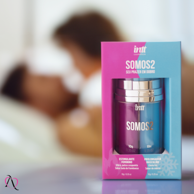 Excitante Feminino e Prolongador Masculino Somos2 Para Casal 20g