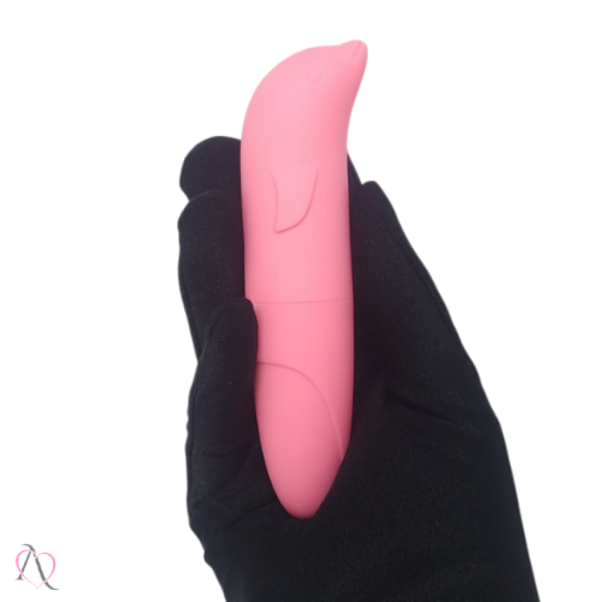 Kit Presente Romântico - 1 Vibrador Golfinho, 1 Hidratante Para Virilha Sweet Glow e 1 Lubrificante Beijável Babalub