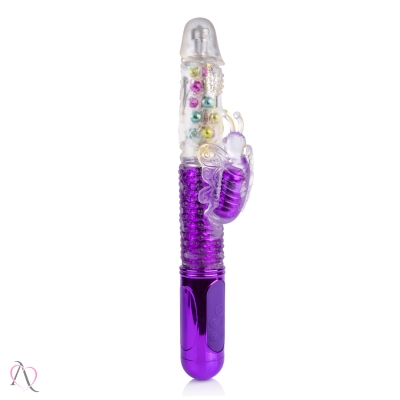 Vibrador com Estimulador de Clitóris Jack Rabbit 6 Modos de Vibração e Rotação