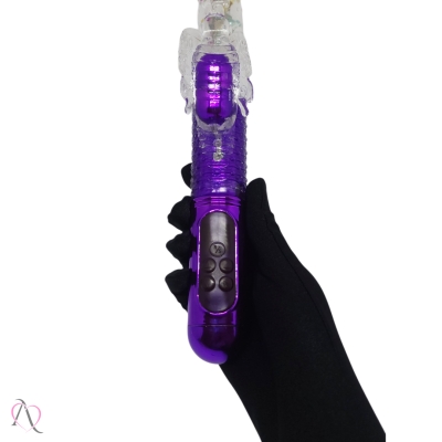 Vibrador com Estimulador de Clitóris Jack Rabbit 6 Modos de Vibração e Rotação